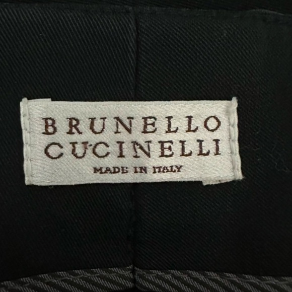 Brunello Cucinelli Black Stretch Ankle Trousers Pants - Picture 4 of 7